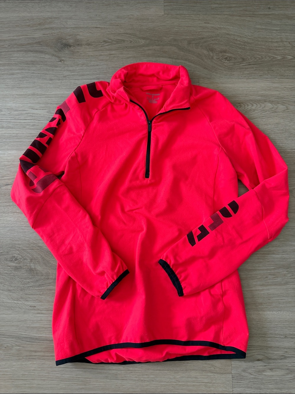 Women’s Redbox CrossFit size small Neon Pink Quarter-Zip Active Jacket
